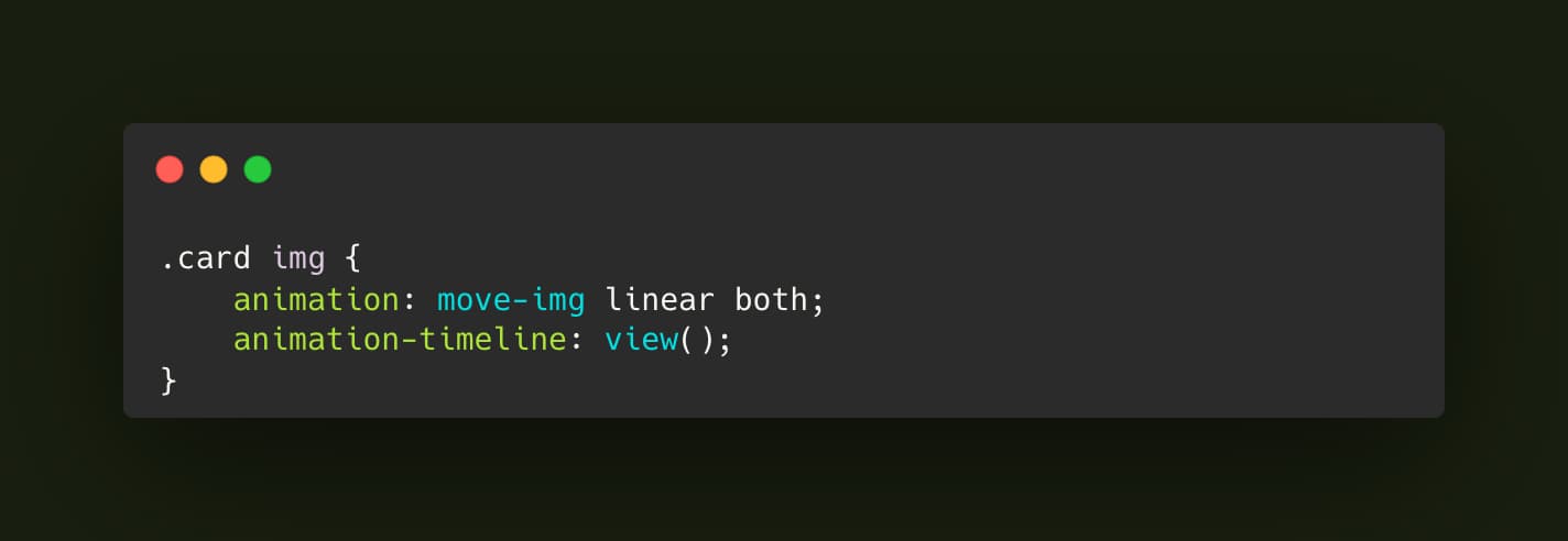 Parallax Cards With CSS animation-timeline